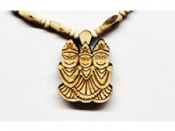 Кантхi-мала Tуласi з кулоном Jagannath-Baladeva-Subhadra